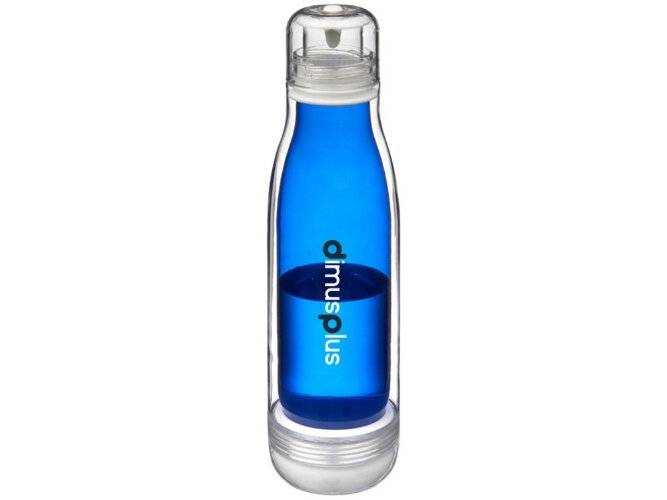 Спортивная бутылка Avenue Spirit со стеклом внутри, синий