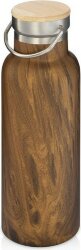 Вакуумный термос Waterline Britewood S2 500 мл, бамбуковая крышка, крафтовый тубус