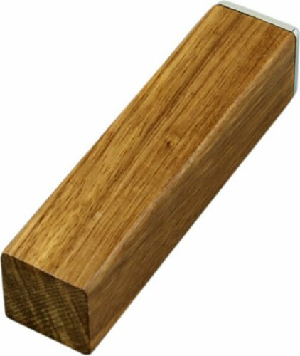 PB-wood1 Универсальное зарядное устройство power bank прямоугольной формы, 2600 мАч, Красный