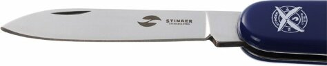Нож перочинный Stinger, 90 мм, 2 функции, материал рукояти: АБС-пластик, синий