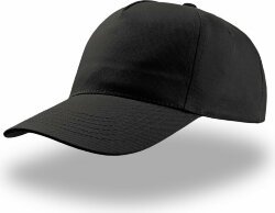 Бейсболка START FIVE, 5 клиньев, застежка на липучке, черный, универсальный