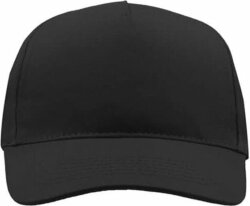 Бейсболка START FIVE, 5 клиньев, застежка на липучке, черный, универсальный