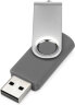 Флеш-карта USB 2.0 8 Gb Квебек, темно-серый