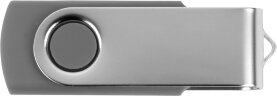 Флеш-карта USB 2.0 8 Gb Квебек, темно-серый