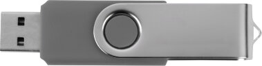 Флеш-карта USB 2.0 8 Gb Квебек, темно-серый