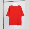 Футболка оверсайз унисекс Manevr Vozduh, красная, XL/2XL