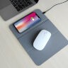 Коврик-трансформер POWERFOLIO с беспроводным зарядным устройством, серый