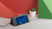 Коврик-трансформер POWERFOLIO с беспроводным зарядным устройством, серый