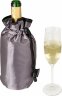 Охладитель для бутылки шампанского Pulltex Cold bubbles из ПВХ в виде мешочка, серебристый
