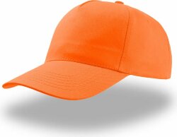 Бейсболка START FIVE, 5 клиньев, застежка на липучке, оранжевый, универсальный