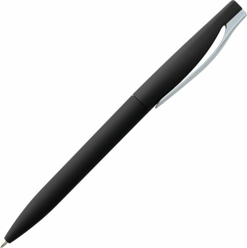 Ручка шариковая Pin Soft Touch, черная