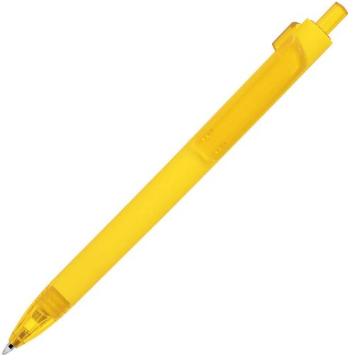 Ручка шариковая FORTE SOFT, покрытие soft touch, желтый