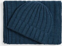 Шарф Metelitsa, синий меланж (джинс)