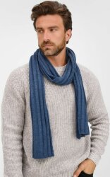 Шарф Metelitsa, синий меланж (джинс)