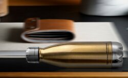 Термобутылка CENTRAL PARK, 510 мл, золото/серебро