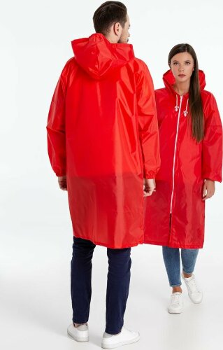 Дождевик Molti Rainman Zip, красный, размер XS