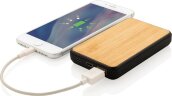 Бамбуковый карманный внешний аккумулятор Fashion, 5000 mAh