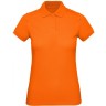 Рубашка поло женская BNC Inspire, оранжевая, размер XS