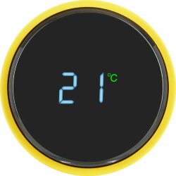 Вакуумный термос Waterline Module X с индикатором температуры, 500 мл, тубус, желтый 109C