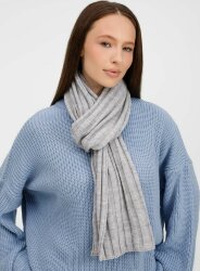 Шарф Metelitsa, серебристо-серый меланж