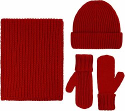 Шарф Nordkapp, глубокий красный