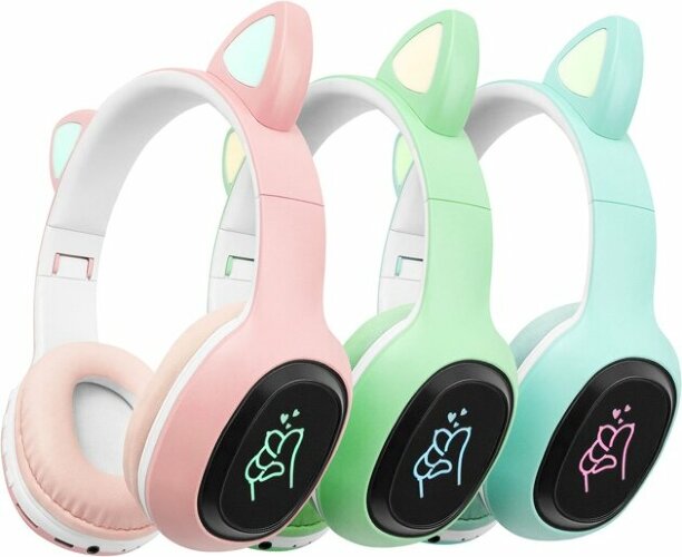 Беспроводные наушники Rombica MySound BH-19, розовый