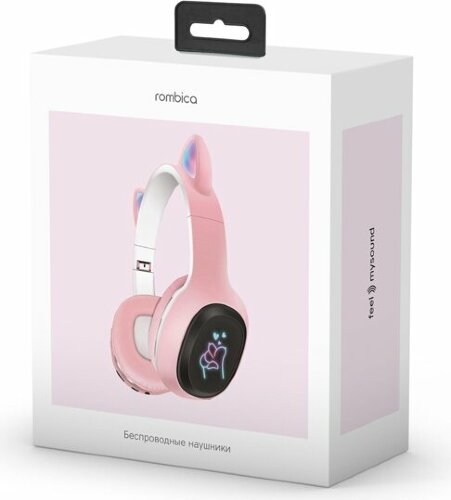 Беспроводные наушники Rombica MySound BH-19, розовый
