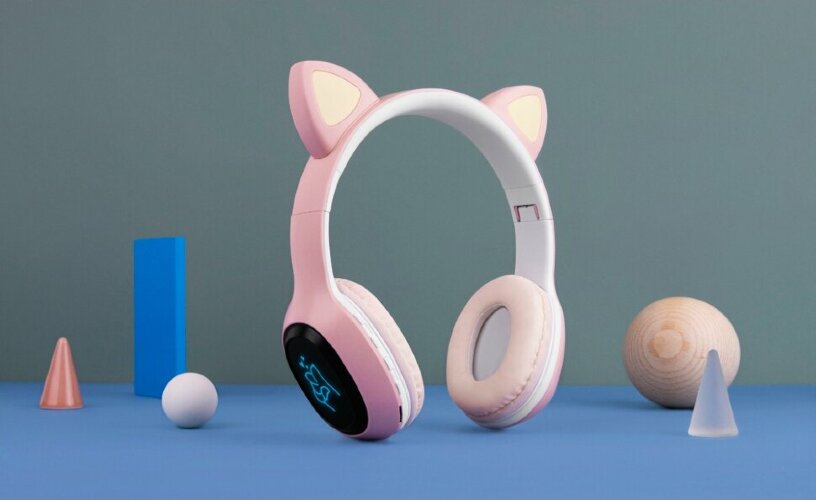 Беспроводные наушники Rombica MySound BH-19, розовый