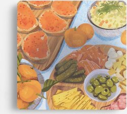 Игра крестики-нолики «Criss Cross. Праздничный стол»