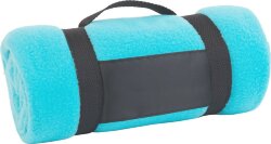 Плед Байкал, бирюзовый