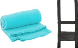 Плед Байкал, бирюзовый