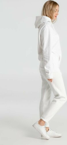 Толстовка с капюшоном унисекс Hoodie, белая, XL
