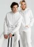 Толстовка с капюшоном унисекс Hoodie, белая, XL