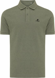 Рубашка поло Iqoniq Yosemite из переработанного хлопка-пике, унисекс, 220 г/м2, вересково-зеленый, размер 5XL