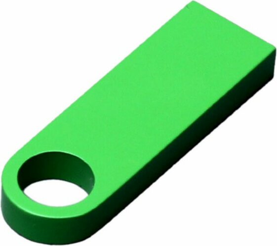 USB 2.0-флешка на 32 Гб с мини чипом и круглым отверстием, зеленый