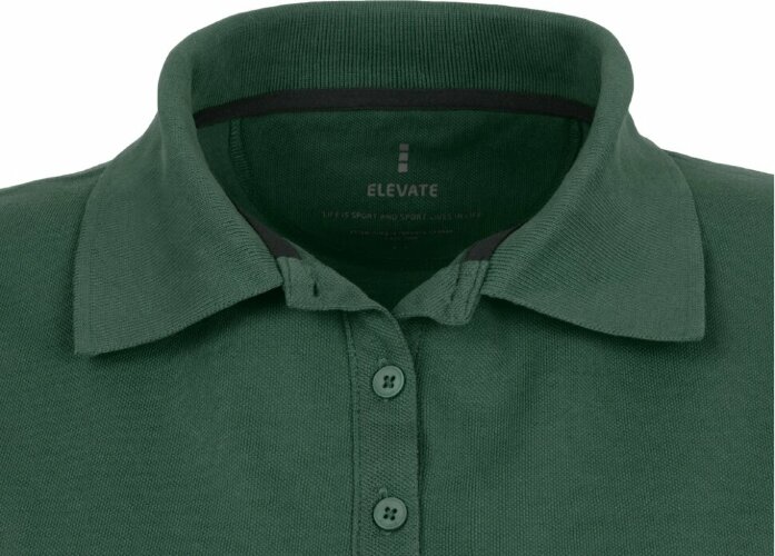 Женская футболка-поло Elevate Calgary с коротким рукавом, изумрудный, размер XS (40)