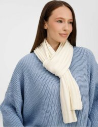 Шарф Metelitsa, белый (молочный)