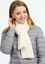 Шарф Nordkapp, белый (молочный)