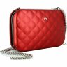 Алюминиевый стеганный клатч Ogon Quilted Lady Bag, красный