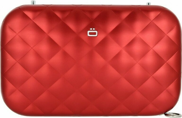 Алюминиевый стеганный клатч Ogon Quilted Lady Bag, красный