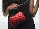 Алюминиевый стеганный клатч Ogon Quilted Lady Bag, красный