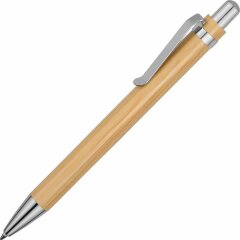 Ручка шариковая Bamboo, бамбуковый корпус