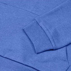 Толстовка с капюшоном унисекс Hoodie, ярко-синий меланж, M