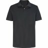 Рубашка поло унисекс Pacific, черная, 3XL