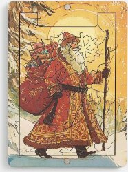 Пазл фигурный «Дед Мороз»