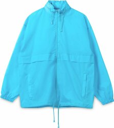 Ветровка из нейлона Sol&#039;s Surf 210, бирюзовая, размер XL