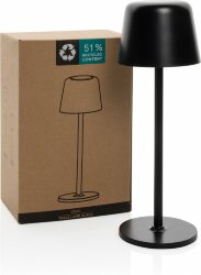 Настольная лампа XD Collection Zenic из переработанного пластика RCS, черный