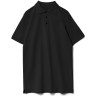 Рубашка поло мужская Unit Virma Light, черная, размер 4XL