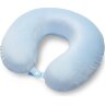 Подушка Basic из микрофибры с эффектом памяти U-shape, небесно голубой NEW