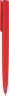 Ручка пластиковая шариковая Taper Solid, матовый красный